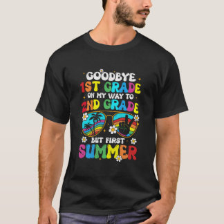 Camiseta Adiós graduación de 1er grado al 2do grado Hola ve