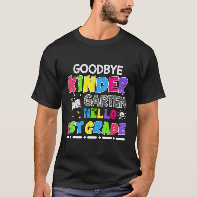 Camiseta Adiós Graduación de Kindergen Hola primer grado (Anverso)
