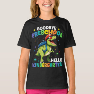 Camiseta Adiós Graduación preescolar Dinosaurio T rex