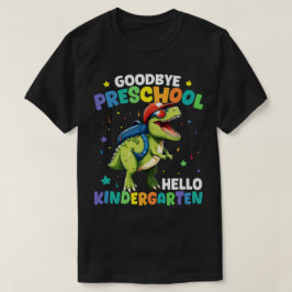 Camiseta Adiós Graduación preescolar Dinosaurio T rex