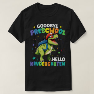 Camiseta Adiós Graduación preescolar Dinosaurio T rex