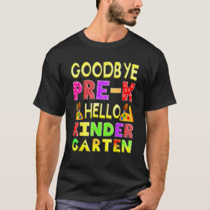 Camiseta Adiós Graduación Preescolar Hola Kindergarten Pr