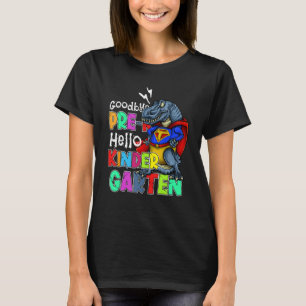 Camiseta Adiós Graduación Preescolar Hola Kindergarten Pr