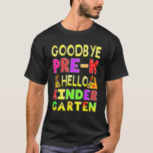 Camiseta Adiós Graduación Preescolar Hola Kindergarten Pr