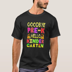 Camiseta Adiós Graduación Preescolar Hola Kindergarten Pr
