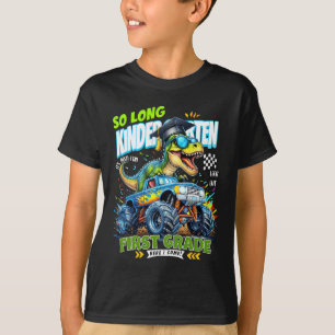 Camiseta Adiós Graduado de Kinder Dinosaurio 1er Grado H