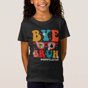 Camiseta Adiós hermano maestro feliz último día de escuela 