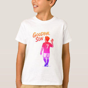 Camiseta Adiós, hijo Tributo de fútbol emocional número 7