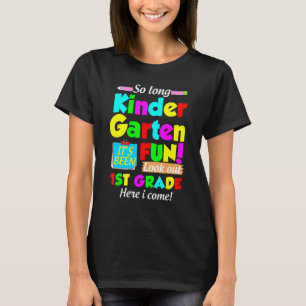 Camiseta Adiós jardín de infancia cuidado 1er grado de nuev