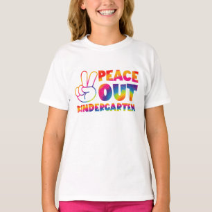 Camiseta Adiós jardín de infantes Tie Dye Último día de esc
