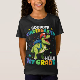 Camiseta Adiós jardín de niños graduados Dinosaur Trex