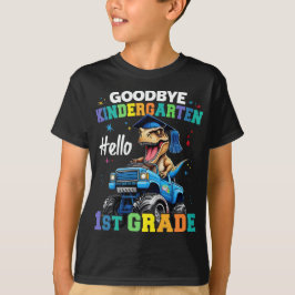 Camiseta Adiós jardín de niños graduados Dinosaur Trex