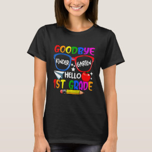 Camiseta Adiós Kindergarten Bienvenida Primer Día Hola Prim