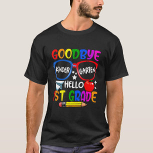 Camiseta Adiós Kindergarten Bienvenida Primer Día Hola Prim