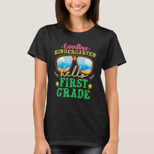 Camiseta Adiós Kindergarten Hello First Grado Summer Stud