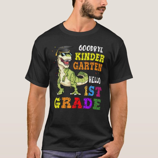 Camiseta Adiós Kindergarten Hola 1er grado La (Anverso)