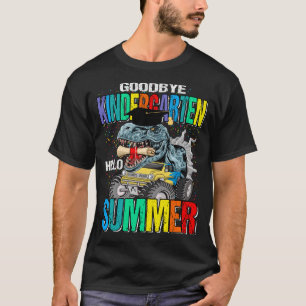 Camiseta Adiós Kindergarten Hola Monster Truck Di