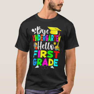 Camiseta Adiós Kindergarten Hola Primer Grado De Vuelta A L