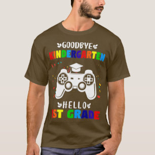 Camiseta Adiós Kindergarten Hola primer grado Gaming