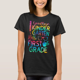 Camiseta Adiós Kindergarten Hola primer grado Ti