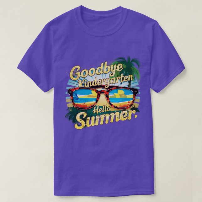 Camiseta Adiós Kindergarten Hola verano (Diseño del anverso)