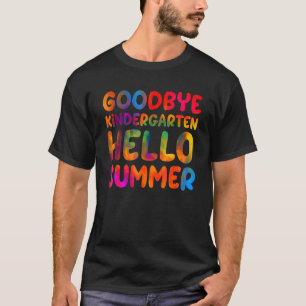 Camiseta Adiós Kindergarten Hola Verano El Último Día De Sc
