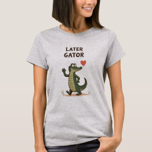 Camiseta Adiós Lagarto Alegre Caimán Divertido