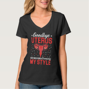 Camiseta Adiós, mamá Uterus, estaba acosando a mi tía