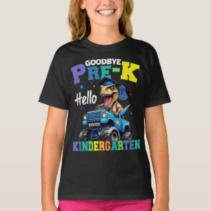 Camiseta Adiós Monster prek Camión T rex Graduation Boys