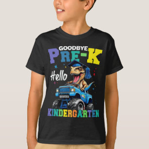 Camiseta Adiós Monster prek Camión T rex Graduation Boys