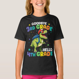Camiseta Adiós monstruo de 3er grado T Rex Dinosaurio