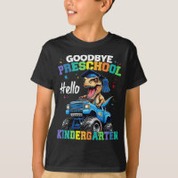 Adiós monstruo preescolar camionero T rex Graduaci