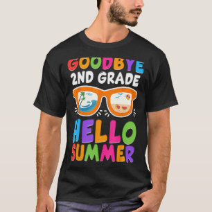 Camiseta Adiós niños de 2º grado Hola verano pasado