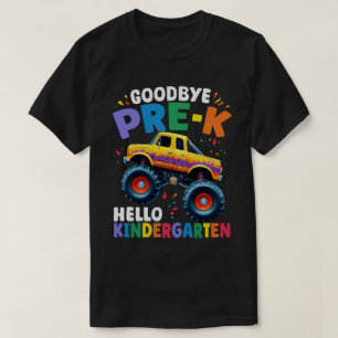 Camiseta Adiós niños de graduación de camiones pre-k monste
