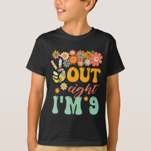 Camiseta Adiós ocho 9 genial 9 cumpleaños feliz niño