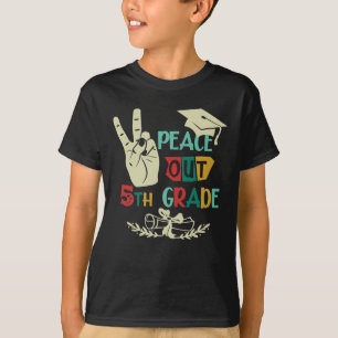 Camiseta Adiós paz, quinto graduado de quinto grado