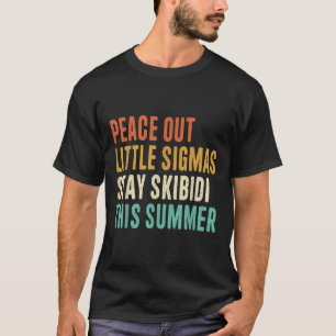 Camiseta Adiós Pequeños Sigmas Quédate Skibidi Verano Diver