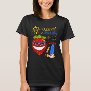 Camiseta Adiós Plan de Lección Hola Sun Tan Fresberry Summe