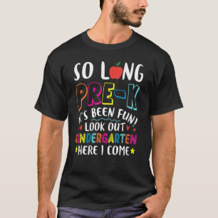 Camiseta Adiós Pre K Hello Kindergarten De vuelta a la escu