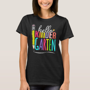 Camiseta Adiós Pre K Hello Kindergarten El Último Día Del C