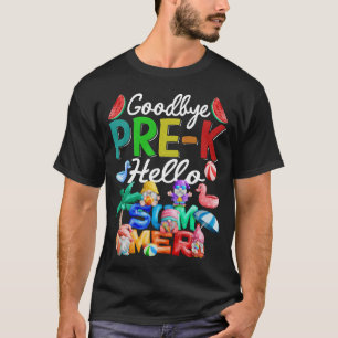 Camiseta Adiós Pre-K Hello Summer Gnomes Beach