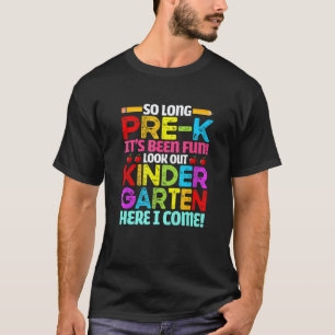 Camiseta Adiós Pre K Lindo Vuelta Al Colegio Cuidado Kinder