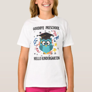 Camiseta adiós preescolar hola kindergarten T-Shirt