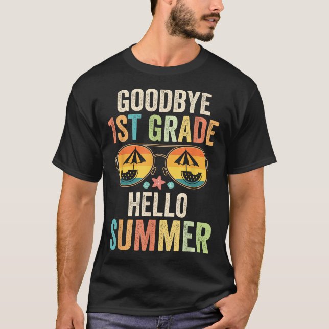 Camiseta Adiós primer grado Hola primer grado de verano últ (Anverso)