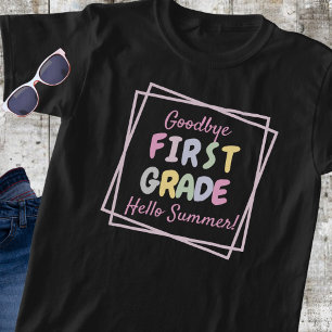 Camiseta "Adiós primer grado, hola verano" niño