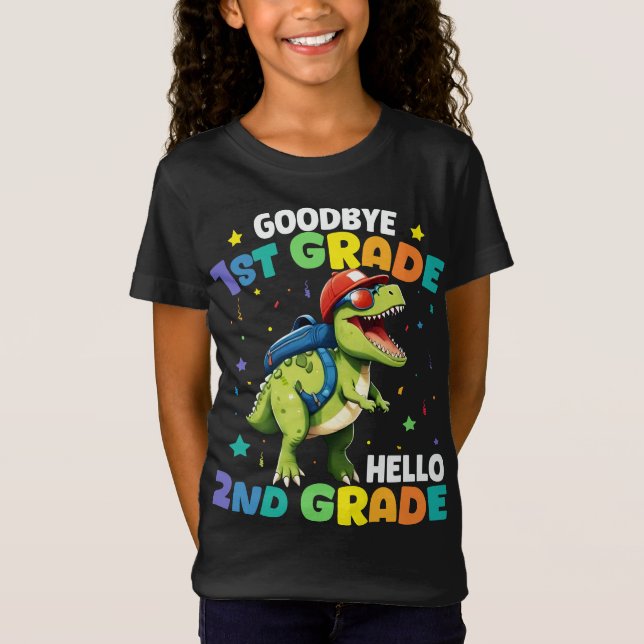 Camiseta Adiós primer grado T Rex Dinosaur (Anverso)