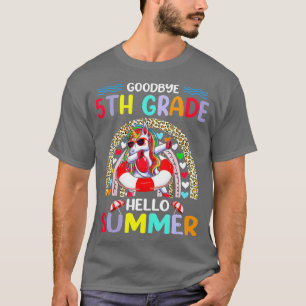 Camiseta Adiós profesor de quinto grado Hola vacaciones de 