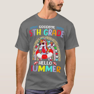 Camiseta Adiós profesor de quinto grado Hola vacaciones de 