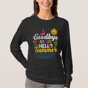 Camiseta Adiós, profesor de quinto grado, niños de secundar