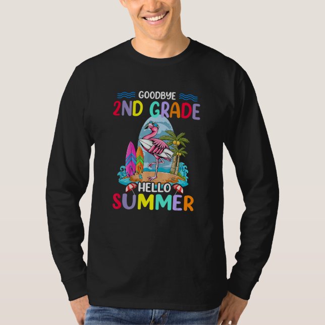 Camiseta Adiós profesor de segundo grado Hola verano vacaci (Anverso)
